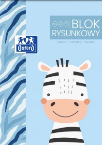 Blok Rysunkowy Oxford Kids A4 20 kartek, Biały