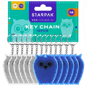 Brelok odblaskowy 7cm Sowa A 12  STARPAK 517215