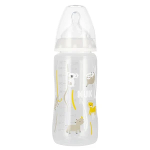 NUK Butelka z wskaźnikiem temp. 300 ml 0-6m First Choice  popielata 10741926