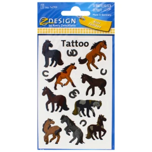 Tatuaż 120x75 Konie ZF TATOO B/C ZWECKFORM 56769