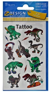 Tatuaż 120x75 Dinozaury ZWECKFORM 56772