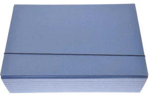 Teczka z gumką A4 9 cm skrzydłowa granatowa DELFIN 951