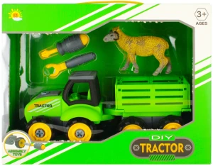 Traktor do skręcania z akcesoriami MEGA CREATIVE 483084