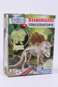 Zestaw Kreatywny Skamieniałości Triceratops Fluorescencyjny CLEMENTONI 60892