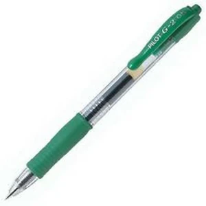 Długopis żelowy automatyczny Grip zielony A 12 PILOT BL-G2-5-G