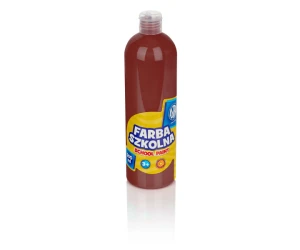 Farby szkolne  w butelce 500 ml brązowy ASTRA 301109006