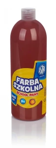 Farby szkolne w butelce 1 l brązowy ASTRA 301217056