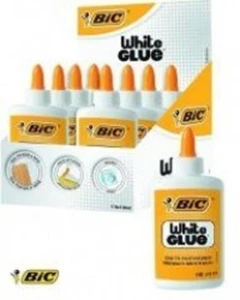 Klej w płynie 118ml biały PUD OP8SZT BIC 9192583