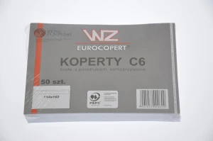 Koperta C6 samoklejąca biała WZ F50