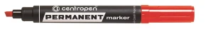 Marker permanentny CENTROPEN 8576/04   ścięta końcówka / czerwony