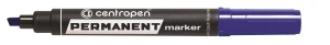 Marker permanentny CENTROPEN 8576/06   ścięta końcówka / niebieski