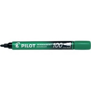 Marker permanentny okrągły SCA-100  zielony A 12 PILOT SCA-100G