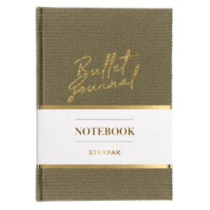 Notes  sztruks A5/80k oliwka STARPAK 452848
