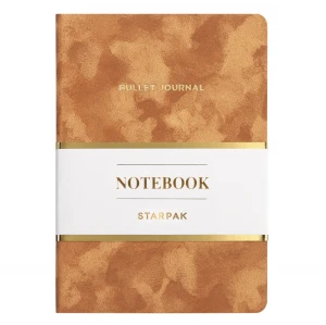 Notes A5 karmelowy zamszowy 80 kartek STARPAK 452850