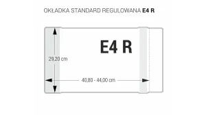 Okładka regulowana E4 - 292 bezbarwna BIURFOL OZB-57