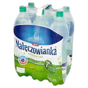 Woda Nałęczowianka gazowana 1.5 l / 6 szt.
