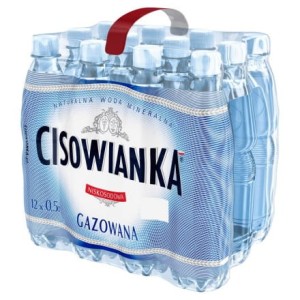 Woda Cisowianka gazowana 0.5 l / 12 szt.