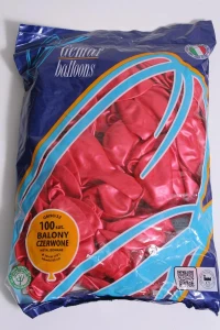Balon 10 czerwony metalic GODAN GM90/32