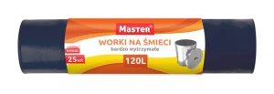 Worki na śmieci 120l op25szt czarne IKA  S024
