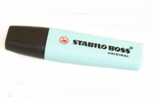 Zakreślacz Boss turkusowy pastelowy op.10 szt. STABILO 275/113