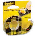 Taśma SCOTCH 3M 12mm/6,3m dwustronnie klejąca na gilotynce