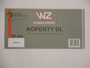 Koperta DL samoprzylepna biała WZ