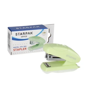 Zszywacz mini 20k 24/6 26/6  pastelowy miętowy STARPAK 519782