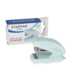 Zszywacz mini 20k 24/6 26/6  pastelowy niebieski STARPAK 519783