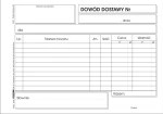 Dowód dostawy A5 100 kartek STOLGRAF
