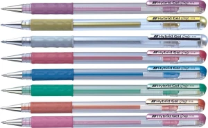 Długopis żelowy 0,8mm PENTEL K118-W biały