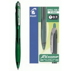 Długopis automatyczny Rexgrip zielony PILOT PIBPRG10RG