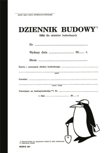 Dziennik budowy DB-2 A4