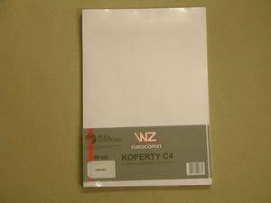 Koperta C4 nie klejona biała WZ