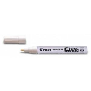 Marker olejny ścięty SC-W-B biały 1/12 PILOT  SC-W-B.