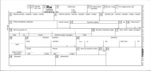 RW Rozchód wewnętrzny 1-pozycyjny 1/3 A4 100 kartek STOLGRAF