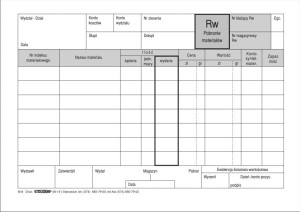 RW Rozchód wewnętrzny 7- pozycyjny A5 100 kartek STOLGRAF