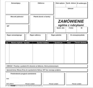 Zamówienie 2/3 A4 100 kartek STOLGRAF