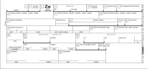 ZW - Zwrot materiału 1/3 A4 100 kartek STOLGRAF