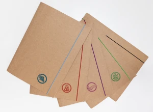 Teczka z gumką papierowa A4 Eco 300g A 10 BARBARA  600 014742