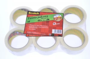 TASMA PAKOWA 50MMX66MB AKRYL PRZ 3MSCOTCH FOLA 6