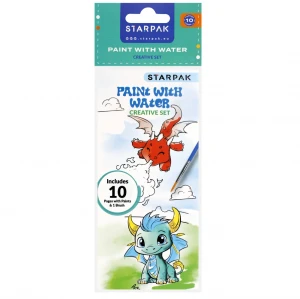 Zestaw kreatywny do kolorowania malowanie wodą   pędzelek Boy STARPAK 529935