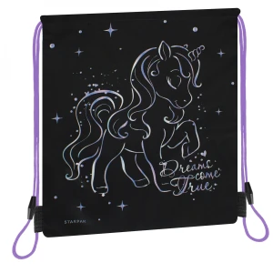 Worek na buty Unicorn czarny STARPAK 527157