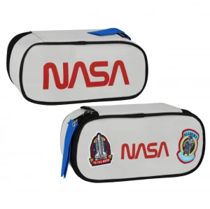 Piórnik saszetka owalna 1zamek NASA popielata STARPAK 527253