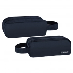 Piórnik saszetka 2zamki Navy blue STARPAK 534584
