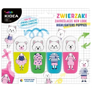 ZAKRESLACZ 4KOL ZWIERZAKI KIDEA DERF B/C