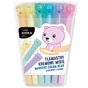 PISAKI 6KOL KREM MISIE KIDEA DERF ETUI PLAST