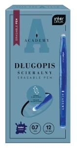Długopis ścieralny zamykany 0.7 Academy A 12 INTERDRUK 349248 INT