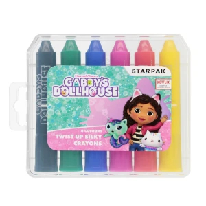 Kredki w sztyfcie 6 kolorów Gabby s Dollhouse STARPAK 528997