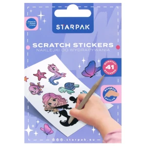 Zestaw kreatywny wydrapywanka Girl STARPAK 538962