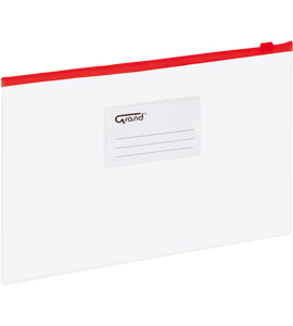 Koperta strunowa A4 GRAND EC009B czerwona PP